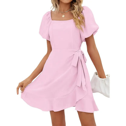 A timeless square neck dress designed to keep you comfortable, confident, and effortlessly stylish all summer long.