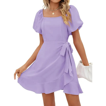 A timeless square neck dress designed to keep you comfortable, confident, and effortlessly stylish all summer long.