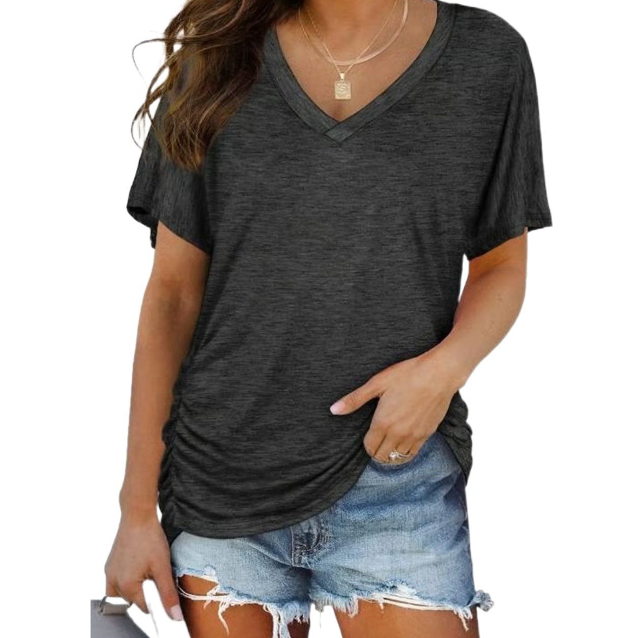 The Perfect V-Neck Tee | Buttery Soft, Flattering & Made for Everyday Wear